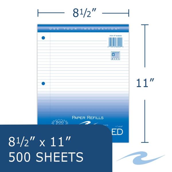 FILLER PAPER 8.5x11 COLLEGE RULED WITH MARGIN - Image 2