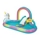 Play Day Round Inflatable Rainbow Play Center