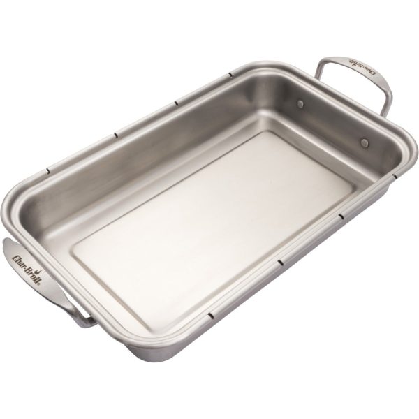 Charbroil Grill+ Roasting Dish And Cutting Board, Stainless Steel - Image 2