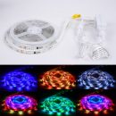 Auto Drive Electric 120 Volts 16 feet Color Changing Flexible LED Tape Light with Remote