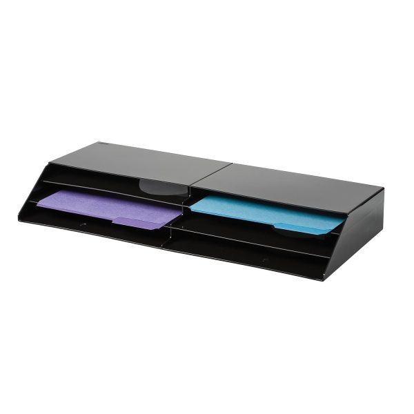 Rubbermaid 96060ROS Optimizers Six-Pocket Organizer, Black - Image 5