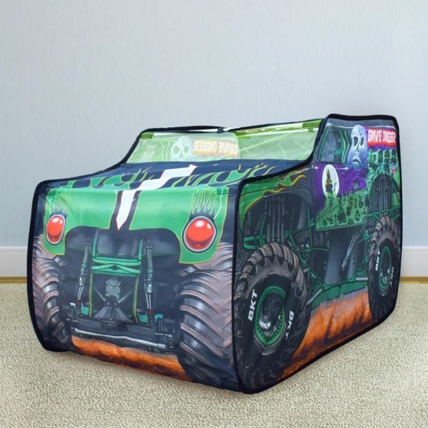 Monster Jam Pop Up Tent, Polyester Material for Inside & Outside Use - Image 3