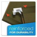 Pendaflex Reinforced Hanging File Folders w/ Printable Tab Inserts, Legal Size