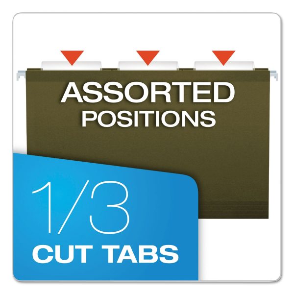 Pendaflex Reinforced Hanging File Folders w/ Printable Tab Inserts, Legal Size - Image 4