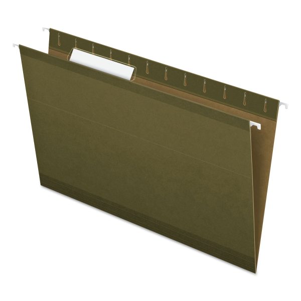 Pendaflex Reinforced Hanging File Folders w/ Printable Tab Inserts, Legal Size