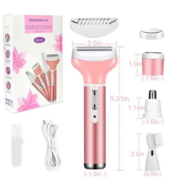 4-In-1 Rechargeable Grooming Kit - Image 4