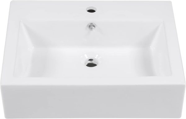 Wall Mounted Vessel Sink, White - Image 2