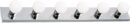 6 Strip Light Contemporary Dimmable, Polished Chrome