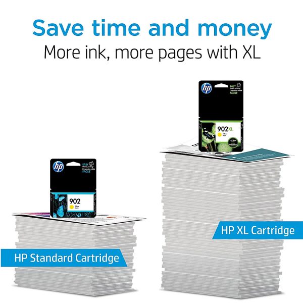 HP 902XL High-Yield Yellow Ink Cartridge, EXP 7/24 - Image 2