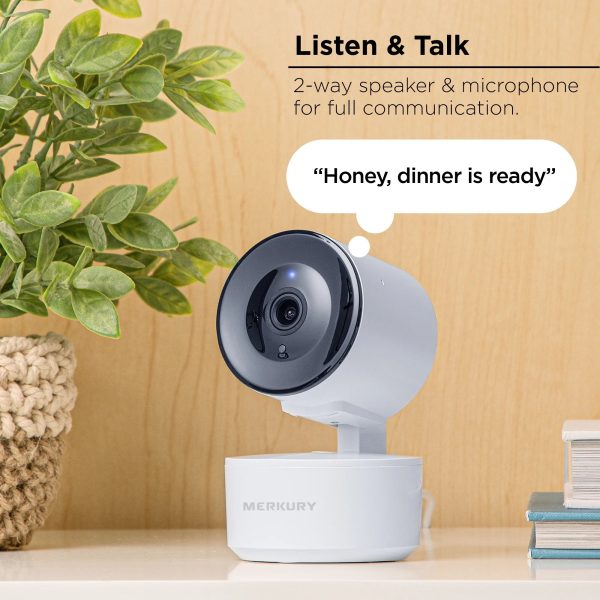 Merkury Smart Indoor Auto-Tracking Wi-Fi Camera - Image 8