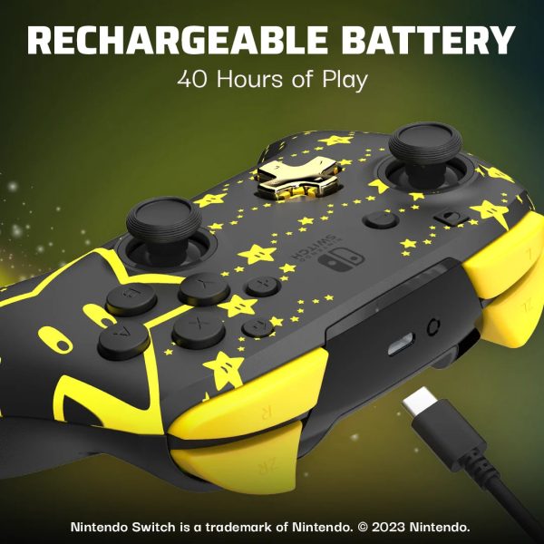 PDP REMATCH GLOW Wireless Controller: Super Star For Nintendo Switch - Image 4