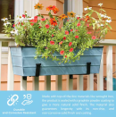 8 in. W Black Powder Coat Iron Wall Mounted Flower Box Brackets (Pair)