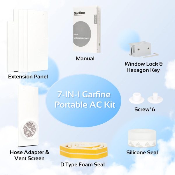 liding Door Portable Air Conditioner Seal Kit - Image 6