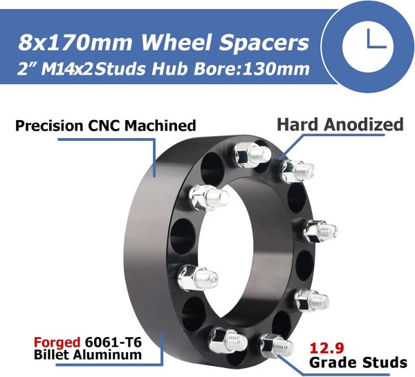 2 pcs 8x170 Wheel Spacers for f250/350 Super Duty - Image 4