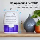 Pro Breeze 0.45-Pint Dehumidifier with Bucket and Auto Shut Off