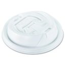 Dart Optima White Reclosable Foam Cups Lids, 16 oz., 1000/Carton