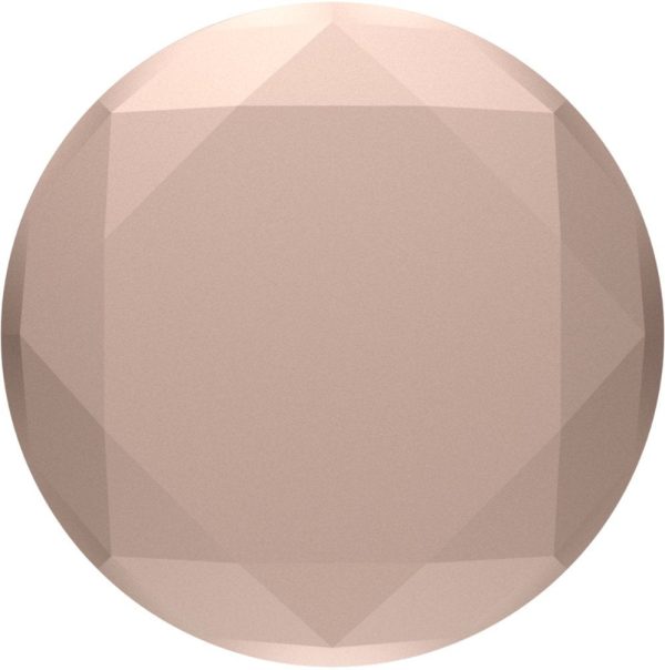 PopSockets Premium Cell Phone Grip/ Stand, Metallic Diamond Rose Gold - Image 2