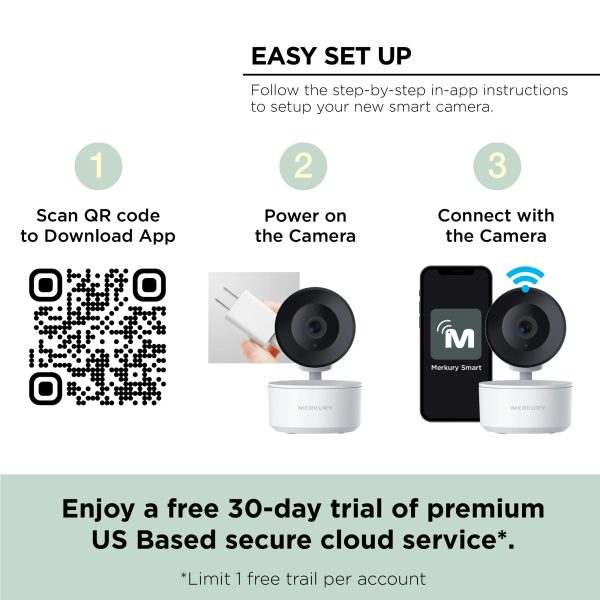 Merkury Smart Indoor Auto-Tracking Wi-Fi Camera - Image 10