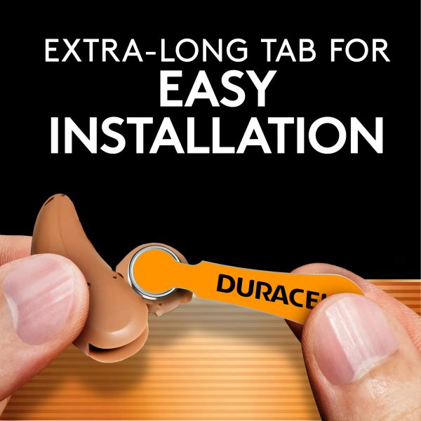 Duracell Hearing Aid Batteries with Easy-Fit Tab, Size 13, 32 Pack - Image 2