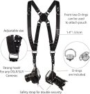 C Coiro Camera Harness for 2 Cameras
