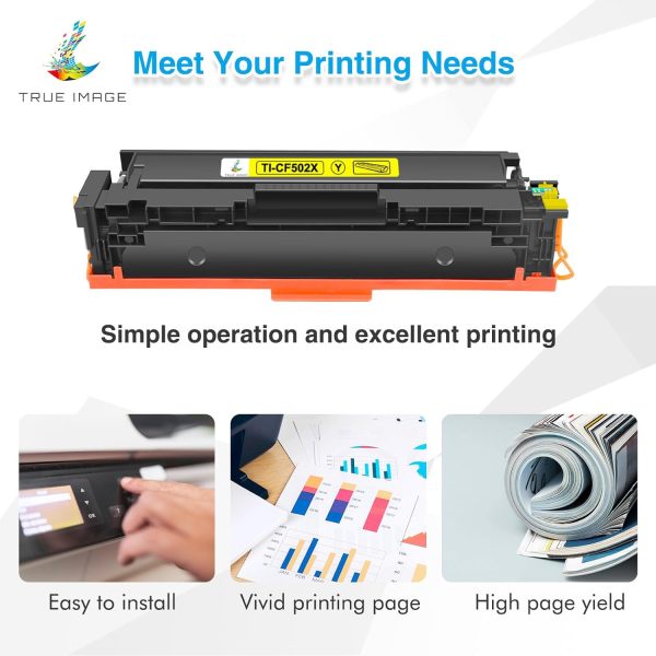 Compatible Toner Cartridge Replacement for HP 202X, 4 Pack - Image 6