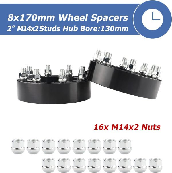 2 pcs 8x170 Wheel Spacers for f250/350 Super Duty - Image 3