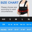 Medical Full Back Brace - Fit Men & Women (Medium)