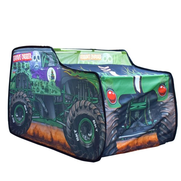 Monster Jam Pop Up Tent, Polyester Material for Inside & Outside Use - Image 4