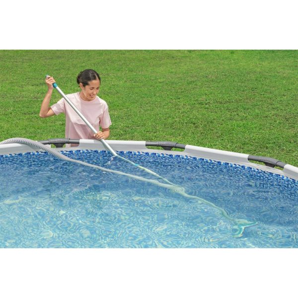 Mainstays 35 ft. Pool Cleaning Hose with Adaptors - Image 4