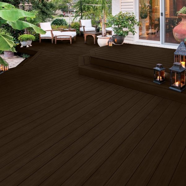 Olympic 1 Gallon Oxford Brown Exterior Solid Wood Protector Stain + Sealant - Image 5