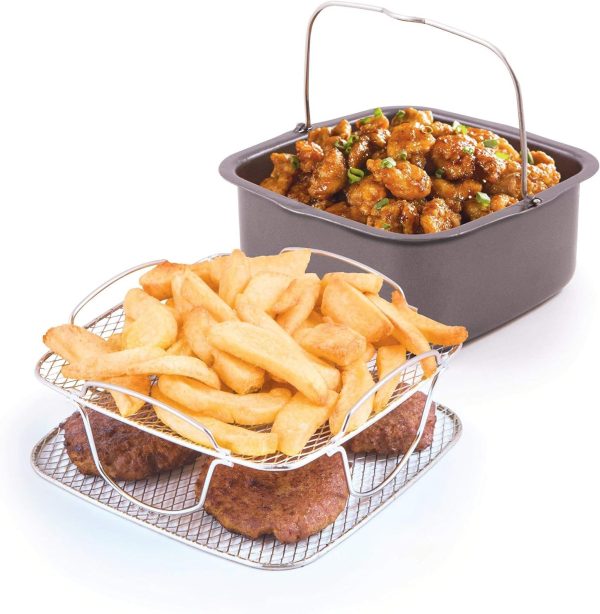 2pc Brio Air Fryer Cooking Accessory Kit