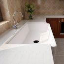 33x20 inch Cearmic Undermount Farmhouse Kitchen Sinks Single Bowl ，Glossy Finish