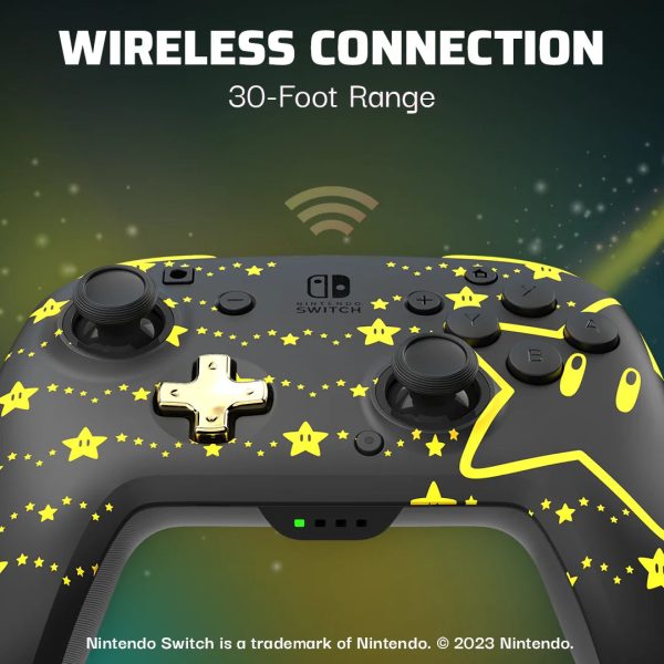 PDP REMATCH GLOW Wireless Controller: Super Star For Nintendo Switch - Image 7
