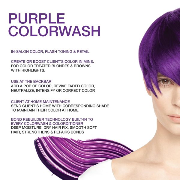 Viral Purple Colorwash with Bondfix Bond Rebuilder - Image 2