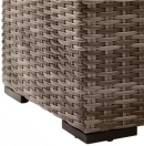 Kingsbrook Aluminum Wicker Outdoor Woven Side Table