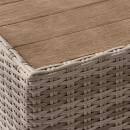 Kingsbrook Aluminum Wicker Outdoor Woven Side Table