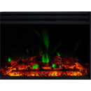 Hanover 24.4 x 17.6 x 7Electric Fireplace Insert with Enhanced Log Display