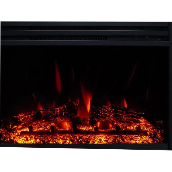 Hanover 24.4 x 17.6 x 7Electric Fireplace Insert with Enhanced Log Display - Image 4