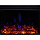 Hanover 24.4 x 17.6 x 7Electric Fireplace Insert with Enhanced Log Display