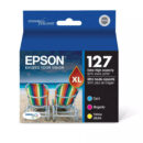 Epson 127XL C/M/Y 3pk Ink Cartridges - Cyan, Magenta, Yellow