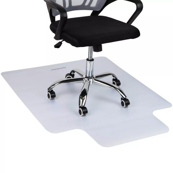 Mind Reader 48x36 Office Chair Mat with Lip Clear
