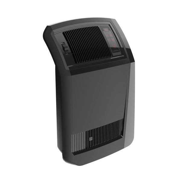 Lasko 1500W Cyclonic Ceramic Console Electric Space Heater with Timer, Black