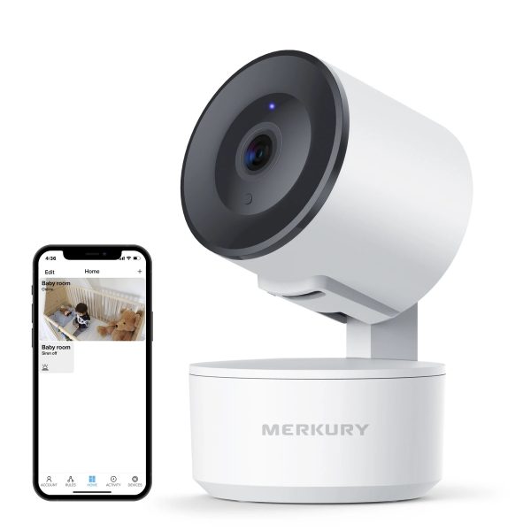 Merkury Smart Indoor Auto-Tracking Wi-Fi Camera - Image 2