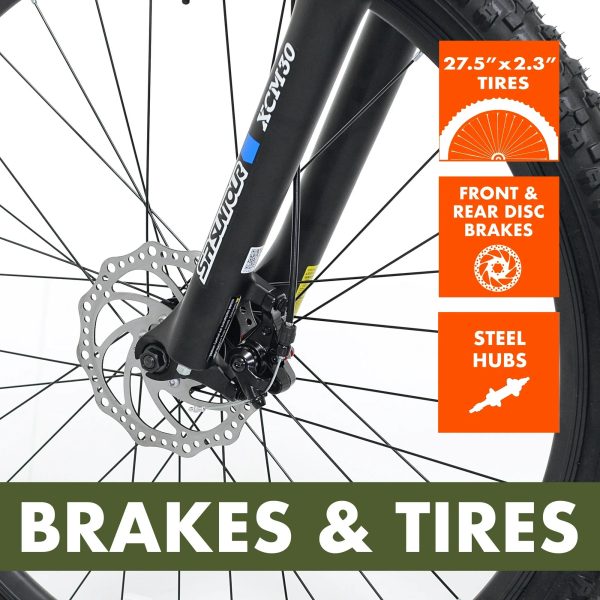 Ozark Trail 27.5 Vibe Mountain Bike Medium Frame Black Adult Unisex - Image 3