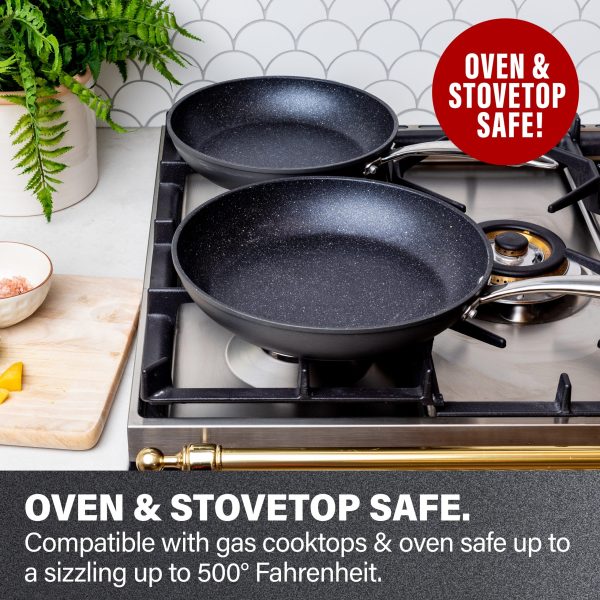 Granite Stone 12, Non-Stick Frying Pan, Black - Image 4