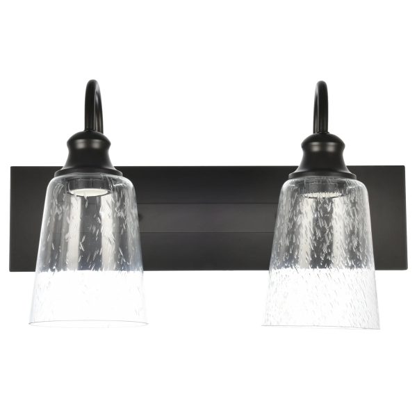 16 Farmhouse 2-Light Bronze Vanity Light - Image 3