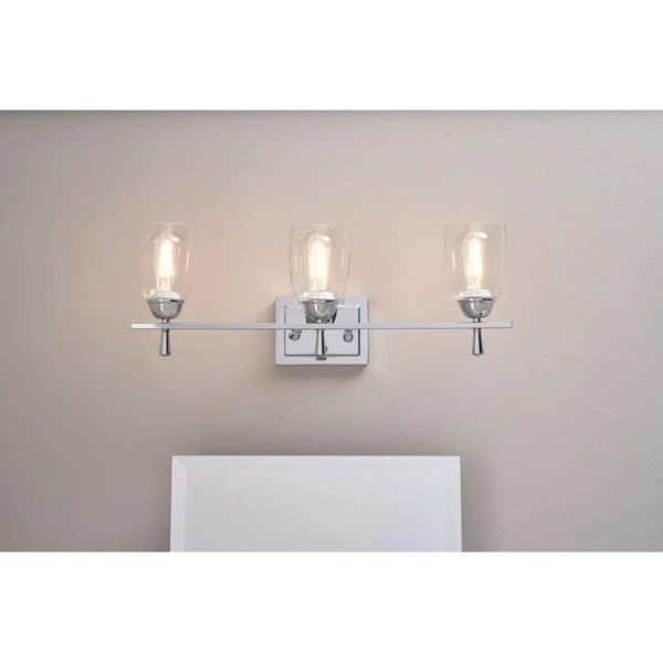 Better Homes & Gardens 22in Modern Chandler 3-Light Vanity Wall Light - Image 2