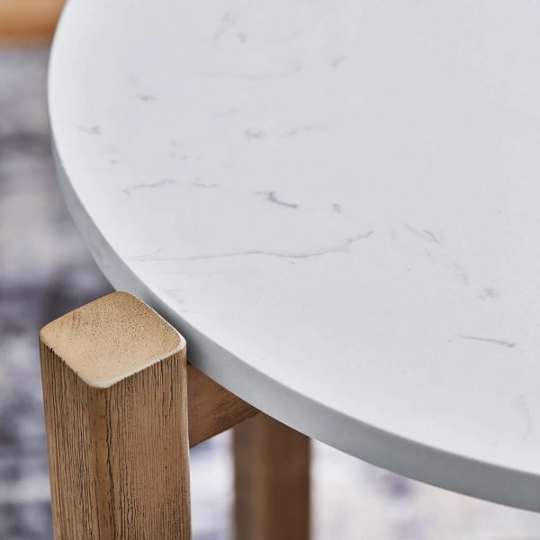 Better Homes & Gardens Round Marble End Table - Image 6