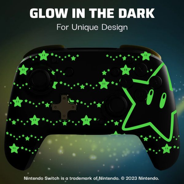 PDP REMATCH GLOW Wireless Controller: Super Star For Nintendo Switch - Image 3