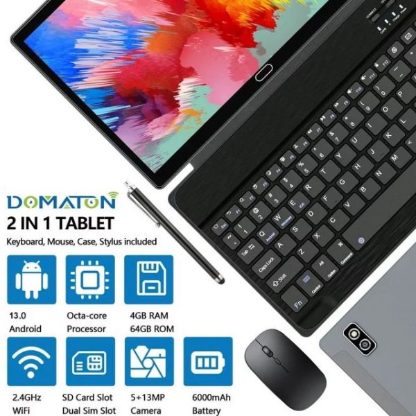 DOMATON 10in Android Tablet - Image 2